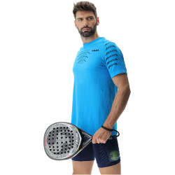 UYN Padel Series OW kurzarm Padel Tennisshirt Herren K909 - hawaiian surf S