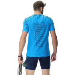 UYN Padel Series OW kurzarm Padel Tennisshirt Herren K909 - hawaiian surf S
