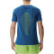 UYN Padel Series Smash kurzarm Padel Tennisshirt Herren K948 - blue poseidon/lime S