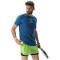UYN Padel Series Smash kurzarm Padel Tennisshirt Herren K948 - blue poseidon/lime S