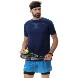 UYN Padel Series Smash kurzarm Padel Tennisshirt Herren...