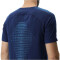 UYN Padel Series Smash kurzarm Padel Tennisshirt Herren K947 - dark blue/atlantic S