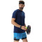 UYN Padel Series Smash kurzarm Padel Tennisshirt Herren K947 - dark blue/atlantic S