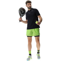 UYN Padel Series OW Padel Tennis-Poloshirt Herren B976 - black onix S