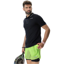 UYN Padel Series OW Padel Tennis-Poloshirt Herren B976 - black onix S