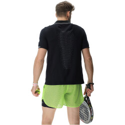 UYN Padel Series OW Padel Tennis-Poloshirt Herren B976 - black onix XXL
