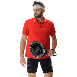 UYN Padel Series OW Padel Tennis-Poloshirt Herren R232 - mandarin red S