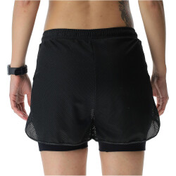 UYN Padel Series OW 2in1 Padel Tennisshorts Damen B026 - black/black XS