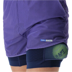 UYN Padel Series OW 2in1 Padel Tennisshorts Damen V228 - dark iris/dark blue M