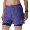 UYN Padel Series OW 2in1 Padel Tennisshorts Damen V228 - dark iris/dark blue M
