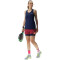UYN Padel Series OW 2in1 Padel Tennisshorts Damen P500 - dark pink/dark blue XS