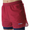 UYN Padel Series OW 2in1 Padel Tennisshorts Damen P500 - dark pink/dark blue XS