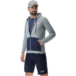 UYN Skipper OW Segel Kapuzenjacke Herren J851 - nautical grey XL