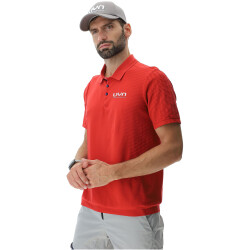 UYN Skipper OW kurzarm Segel-Poloshirt Herren R715 - scarlet XL