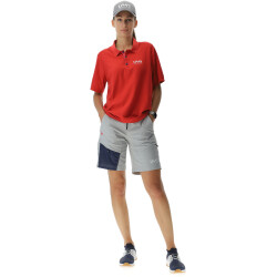 UYN Skipper OW kurzarm Segel-Poloshirt Damen R715 - scarlet M