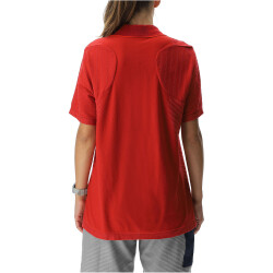 UYN Skipper OW Cotton kurzarm Segel-Poloshirt Damen R715 - scarlet L