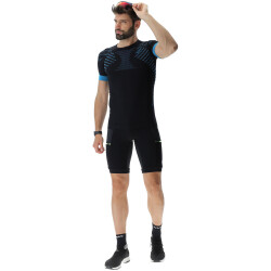 UYN Strides Running OW Laufshorts Herren B131 - black/yellow fluo S