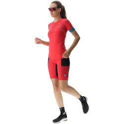 UYN Strides Running OW Laufshorts Damen R652 - rose red/black XL