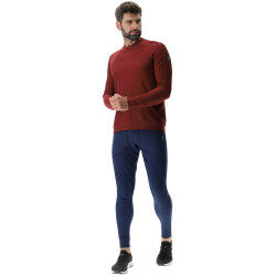 UYN Run Fit langarm Laufshirt Herren R703 - cabernet XL