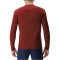 UYN Run Fit langarm Laufshirt Herren R703 - cabernet XL
