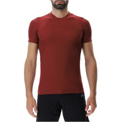 UYN City kurzarm Laufshirt Herren R703 - cabernet S