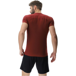 UYN City kurzarm Laufshirt Herren R703 - cabernet S
