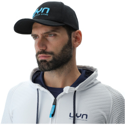 UYN Cotton Cap B116 - black/turquoise