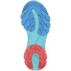 UYN Free Flow Tune XC Sneaker mit t&uuml;rkisfarbener Sohle Damen W068 - white/grey 35