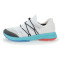 UYN Free Flow Tune XC Sneaker mit türkisfarbener Sohle Damen W068 - white/grey 40