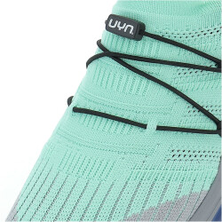UYN Free Flow Tune XC Sneaker mit grauer Sohle Damen E637 - mint/silver 40