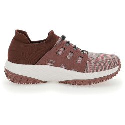 UYN Palomo Sneaker mit beigefarbener Sohle Damen G219 - light grey/bordeaux 35