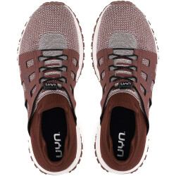 UYN Palomo Sneaker mit beigefarbener Sohle Damen G219 - light grey/bordeaux 35