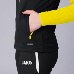 JAKO Performance Präsentationsanzug Damen 808 - schwarz/soft yellow 34