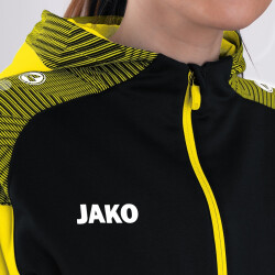 JAKO Performance Präsentationsanzug Damen 808 - schwarz/soft yellow 34
