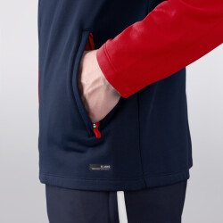 JAKO Performance Trainingsanzug Polyester mit Kapuze 909 - marine/rot S