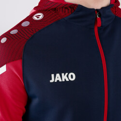 JAKO Performance Trainingsanzug Polyester mit Kapuze 909 - marine/rot S