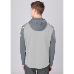 JAKO Performance Trainingsanzug Polyester mit Kapuze 845 - soft grey/steingrau S