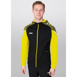 JAKO Performance Trainingsanzug Polyester mit Kapuze 808 - schwarz/soft yellow S
