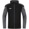 JAKO Performance Trainingsanzug Polyester mit Kapuze 804 - schwarz/anthra light S