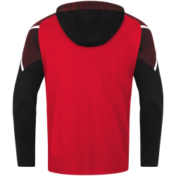 JAKO Performance Trainingsanzug Polyester mit Kapuze 101 - rot/schwarz S