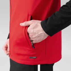 JAKO Performance Trainingsanzug Polyester mit Kapuze 101 - rot/schwarz 4XL