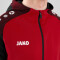 JAKO Performance Trainingsanzug Polyester mit Kapuze 101 - rot/schwarz 4XL