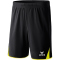 erima Classic 5-Cubes Shorts Kinder black/neon yellow 152