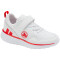 JAKO Performance Junior Sneaker 004 - weiß/rot 36