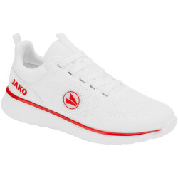 JAKO Team Mesh Sneaker 004 - weiß/rot 37