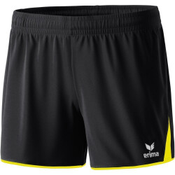 erima Classic 5-Cubes Shorts Damen black/neon yellow 46