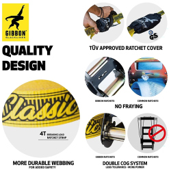 GIBBON Slackline-Set 25m yellow
