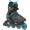 K2 F.I.T. Boa Inline Skates 1 - black - blue 39.5