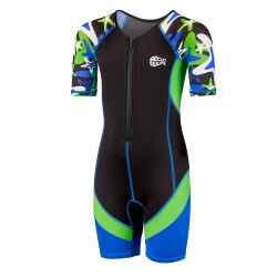 Beco Shorty Schwimmanzug Kinder 68 - blau/grün 80