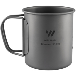 WITEBLAZE Titanbecher 8000 - grau 300 ml